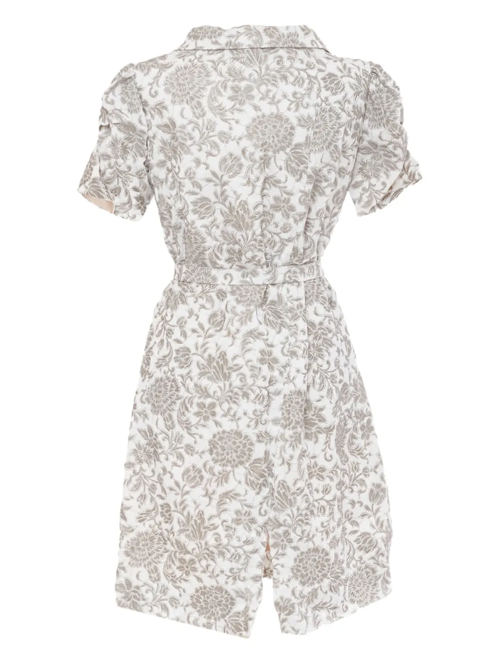 Roland Mouret Blousejurk met bloemen jacquard - Grijs