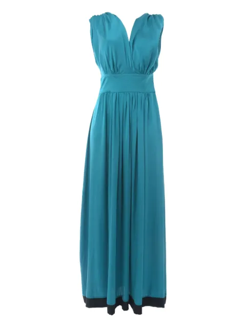 Vintage silk maxi dres