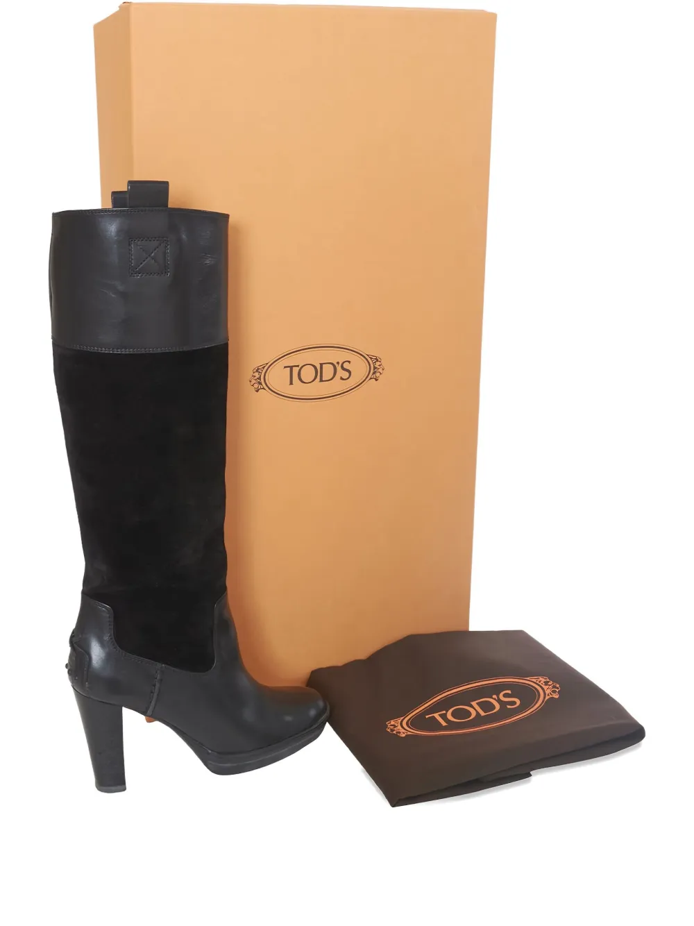 Pre-owned Tod's Vintage 100mm Leather Boots
