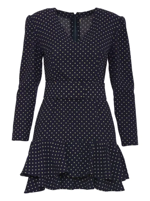 Vintage pre-owned polka dot-print dress