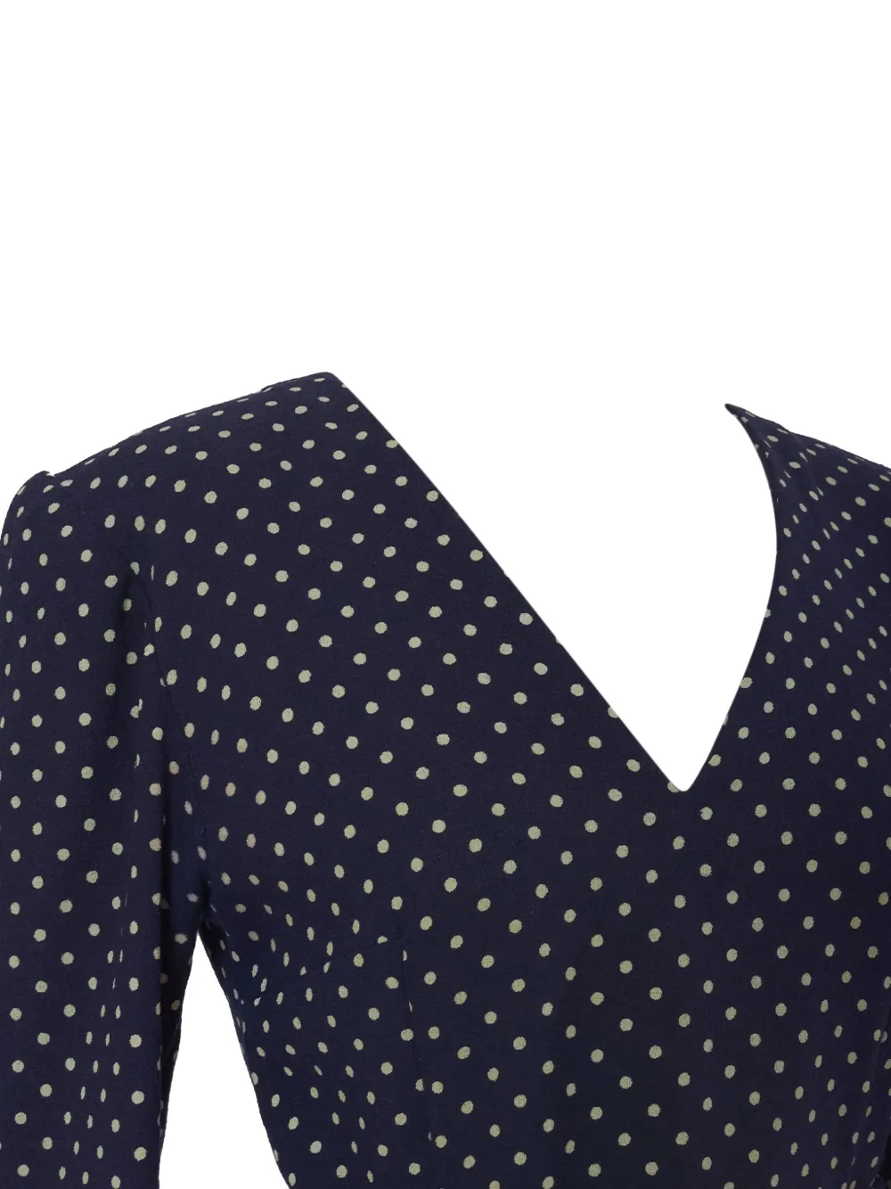 Pre-owned Vintage Polka Dot-print Dress