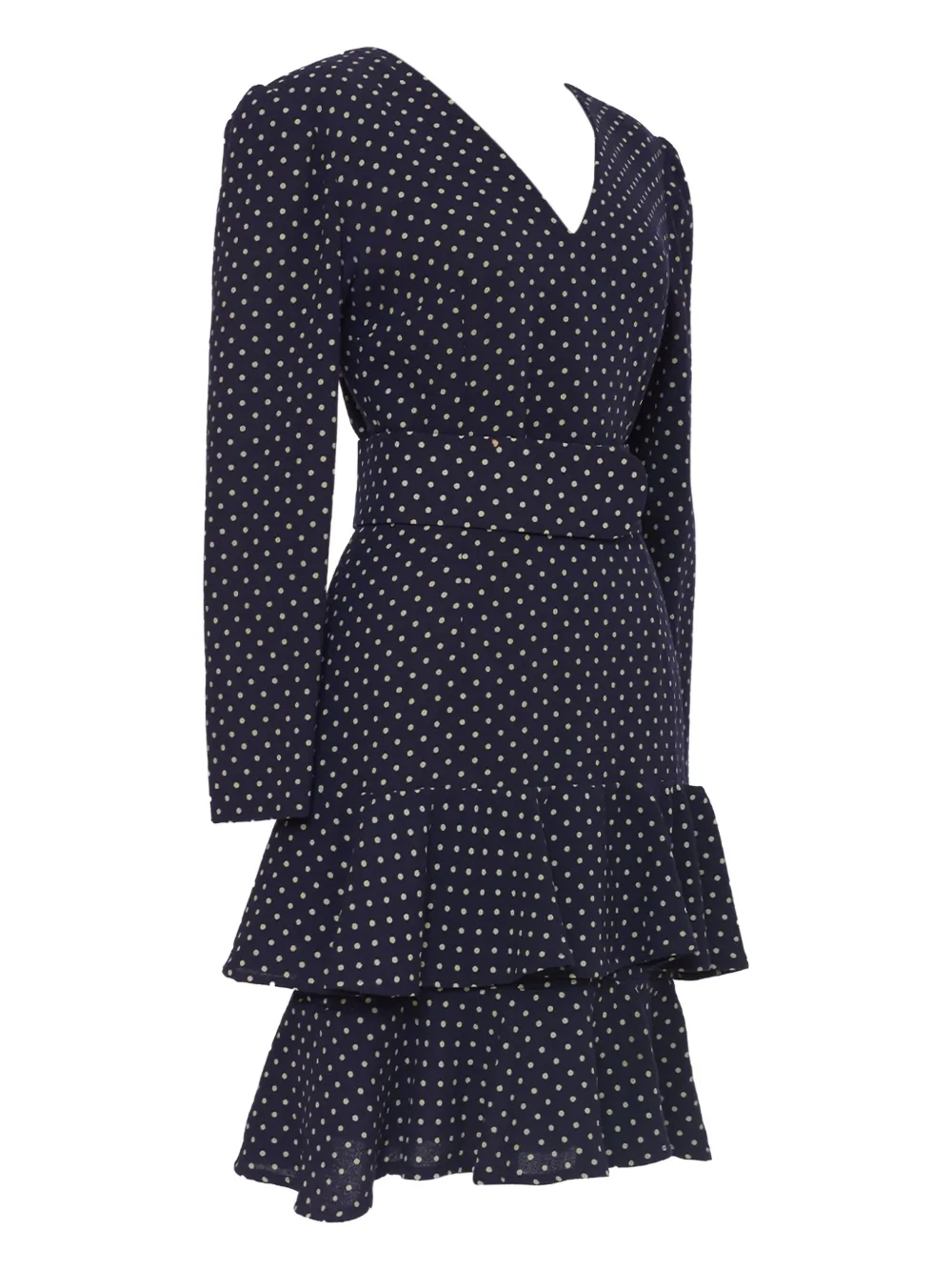 Pre-owned Vintage Polka Dot-print Dress