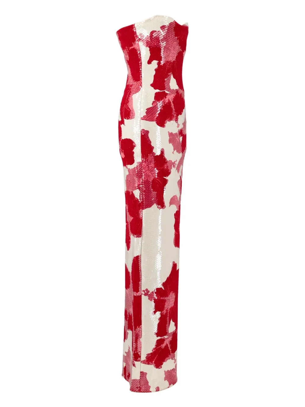 Gianfranco Ferré Pre-Owned sequinned maxi dress - Wit