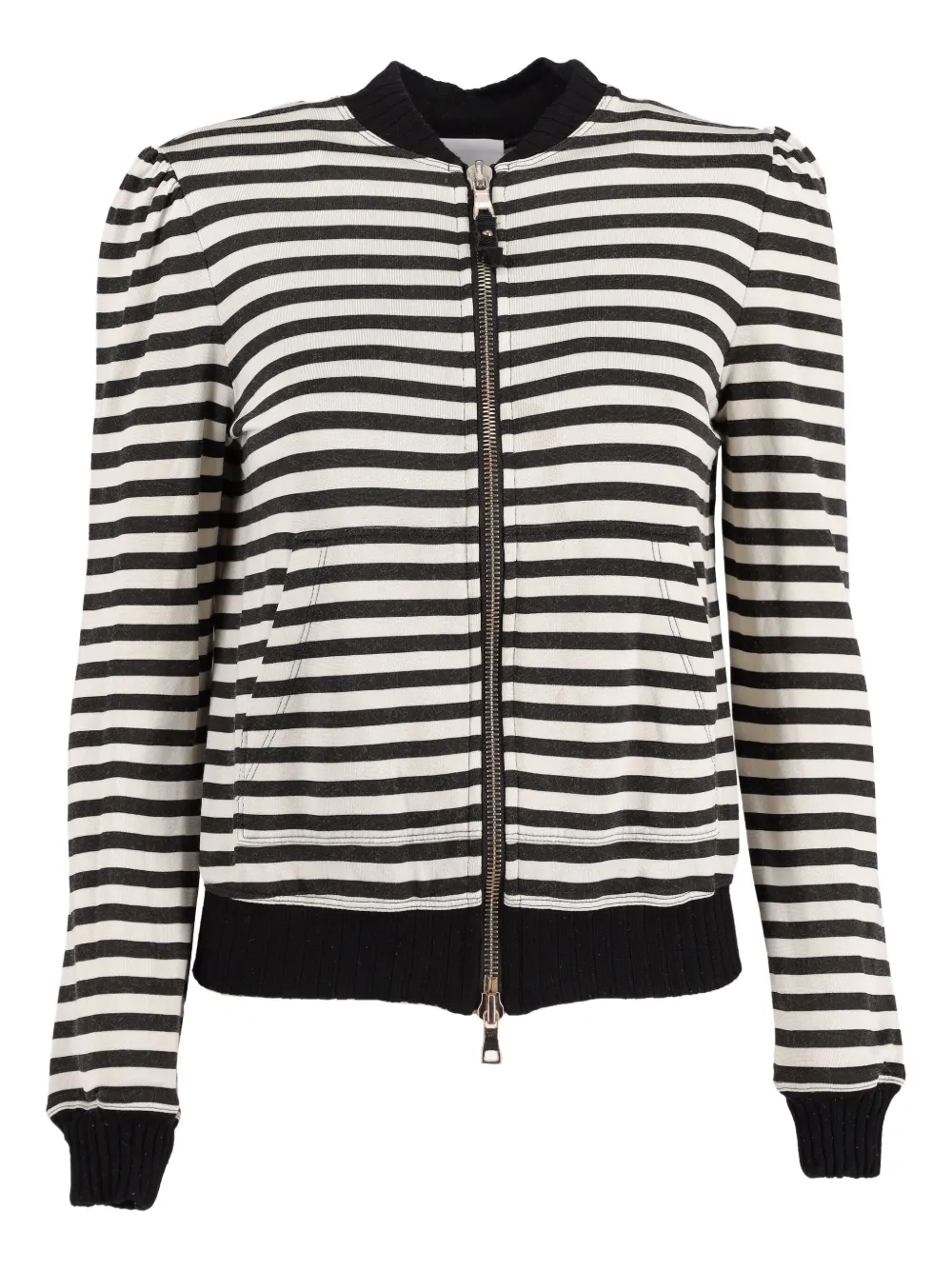 Moschino Pre-Owned sudadera con motivo de rayas | blanco | Image 1