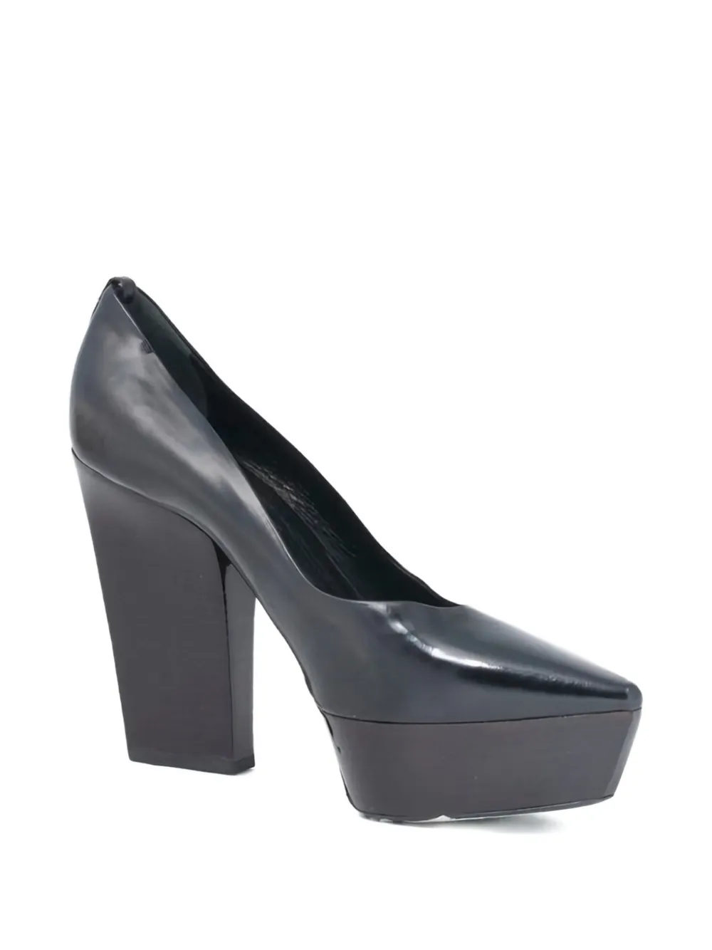 Jil Sander Pre-Owned 120mm leather pumps - Zwart