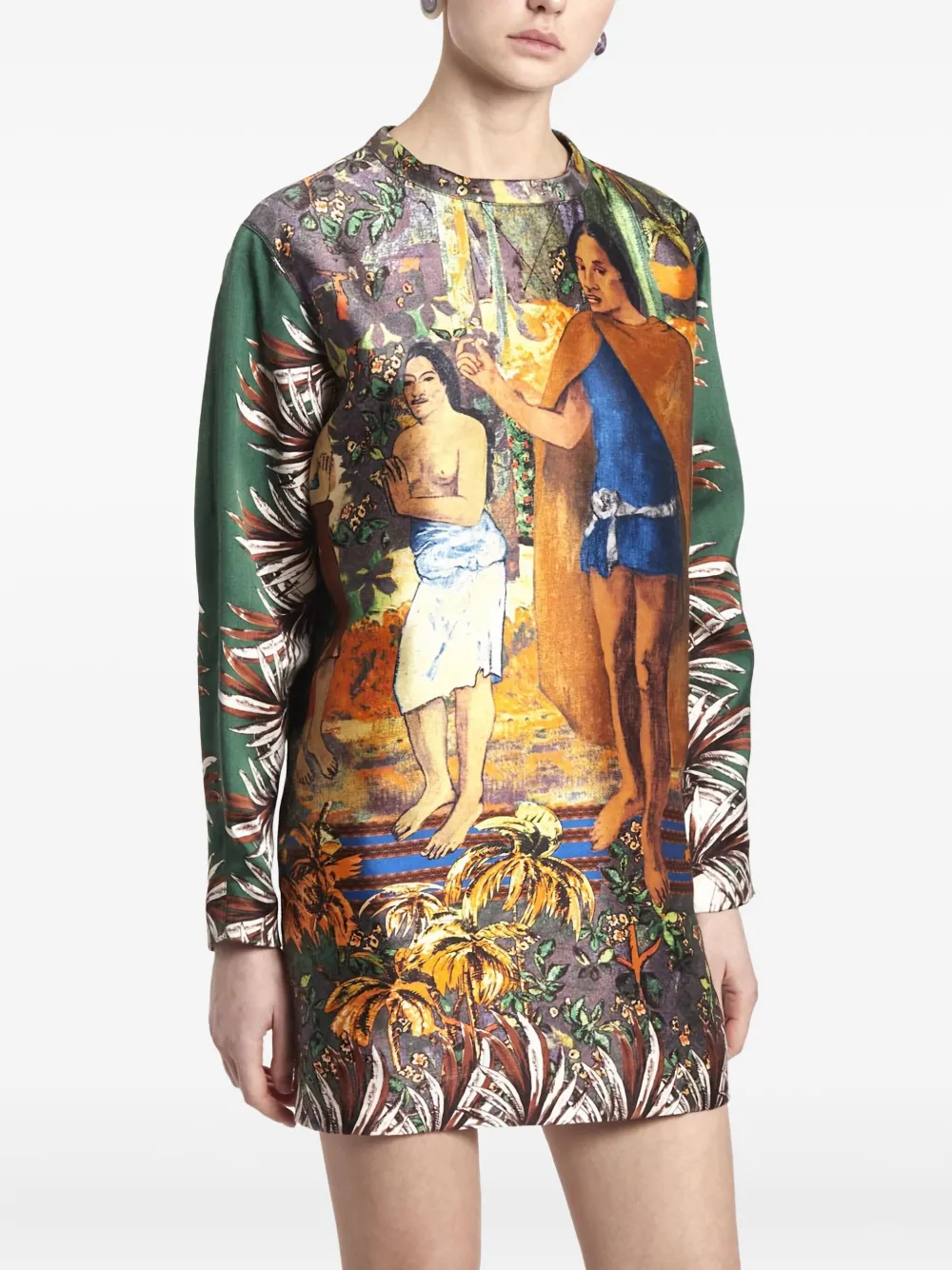 Aquilano.Rimondi Vintage 2010 graphic-print mini dress | Neutrals | Image 1