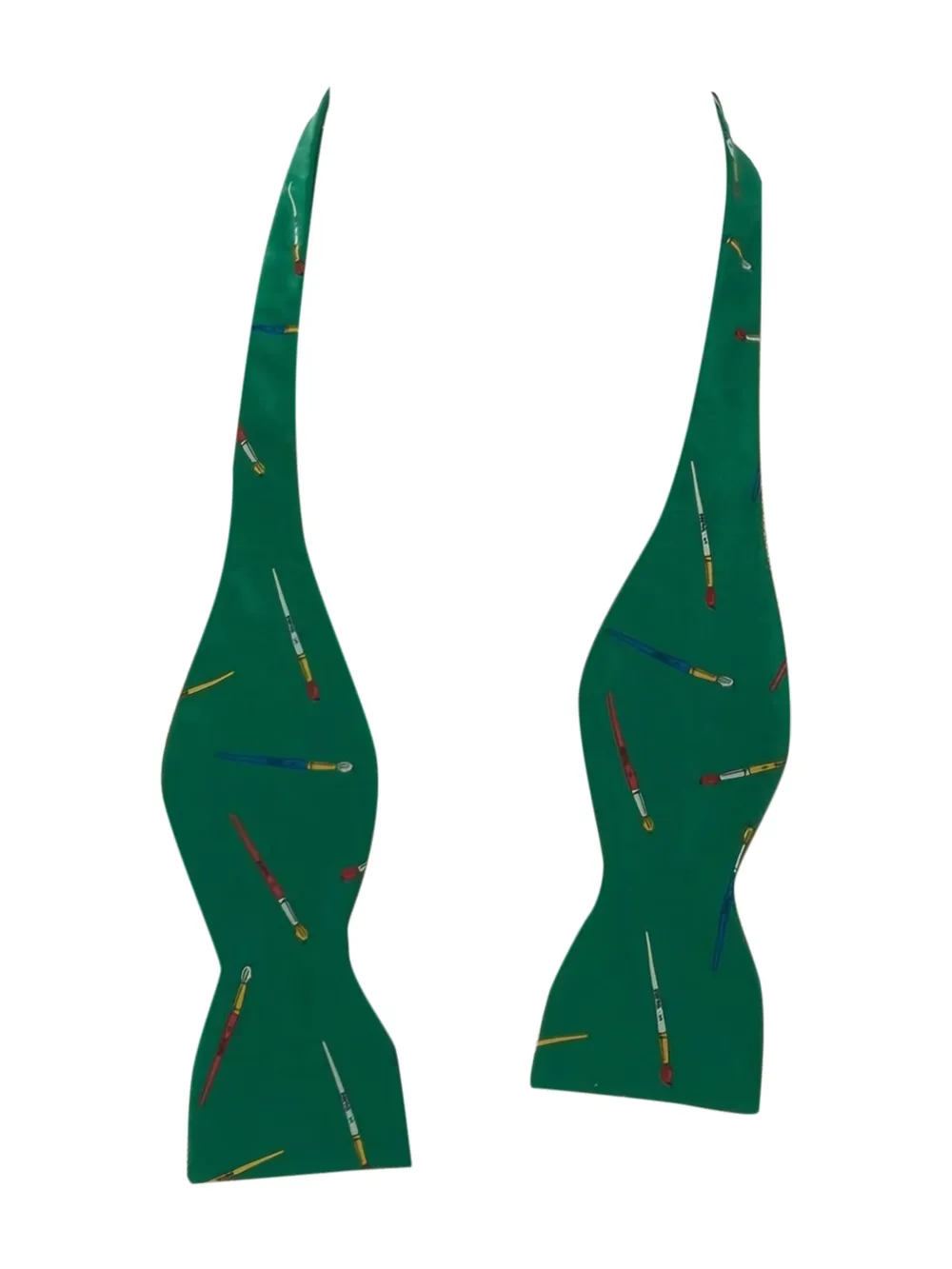 1980 silk bow tie