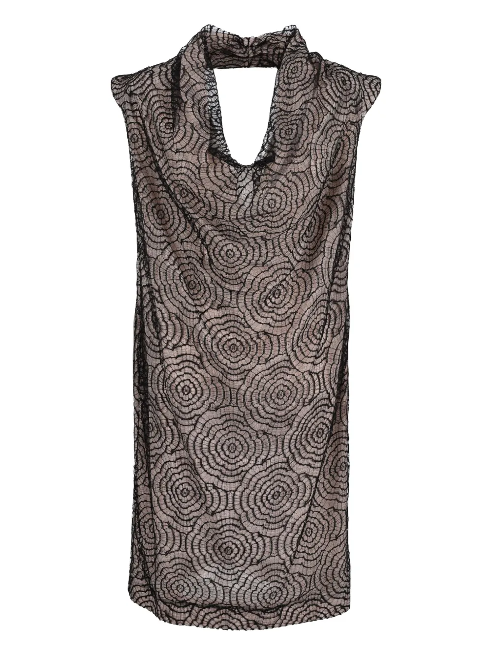 pre-owned silk midi dress