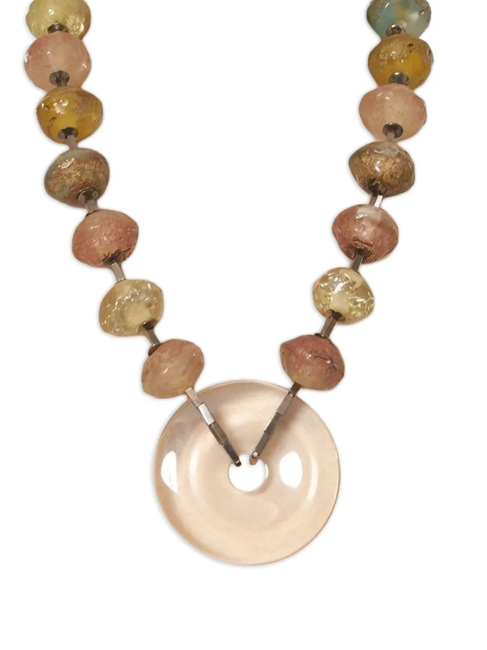 Pre-owned Giorgio Armani 2010 Bead-embellished Necklace