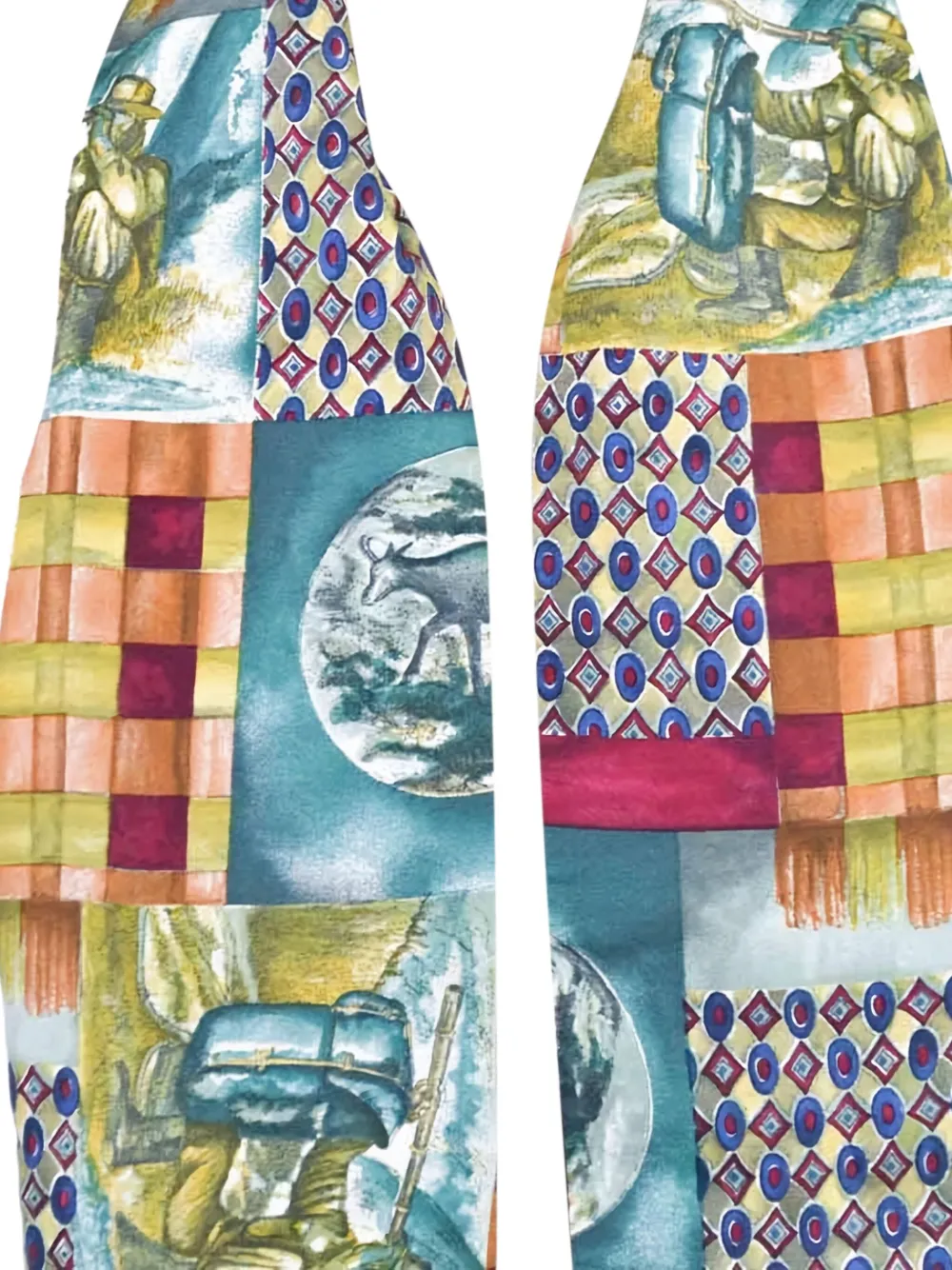 Vintage 1980s graphic-print scarf | Pre-Owned | Image 2