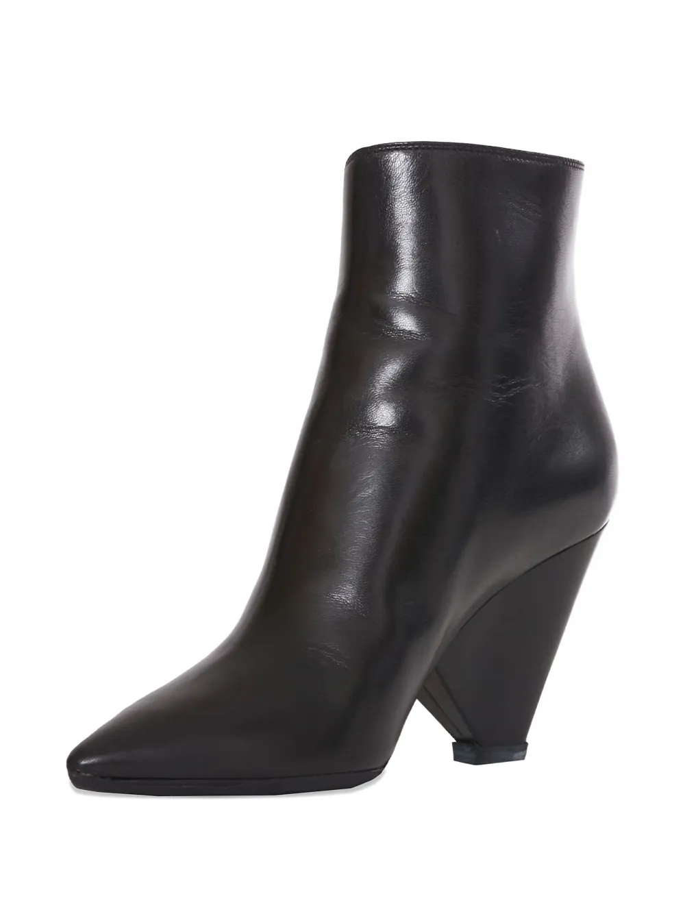 Pre-owned Saint Laurent  90mm Leather Ankle Boots