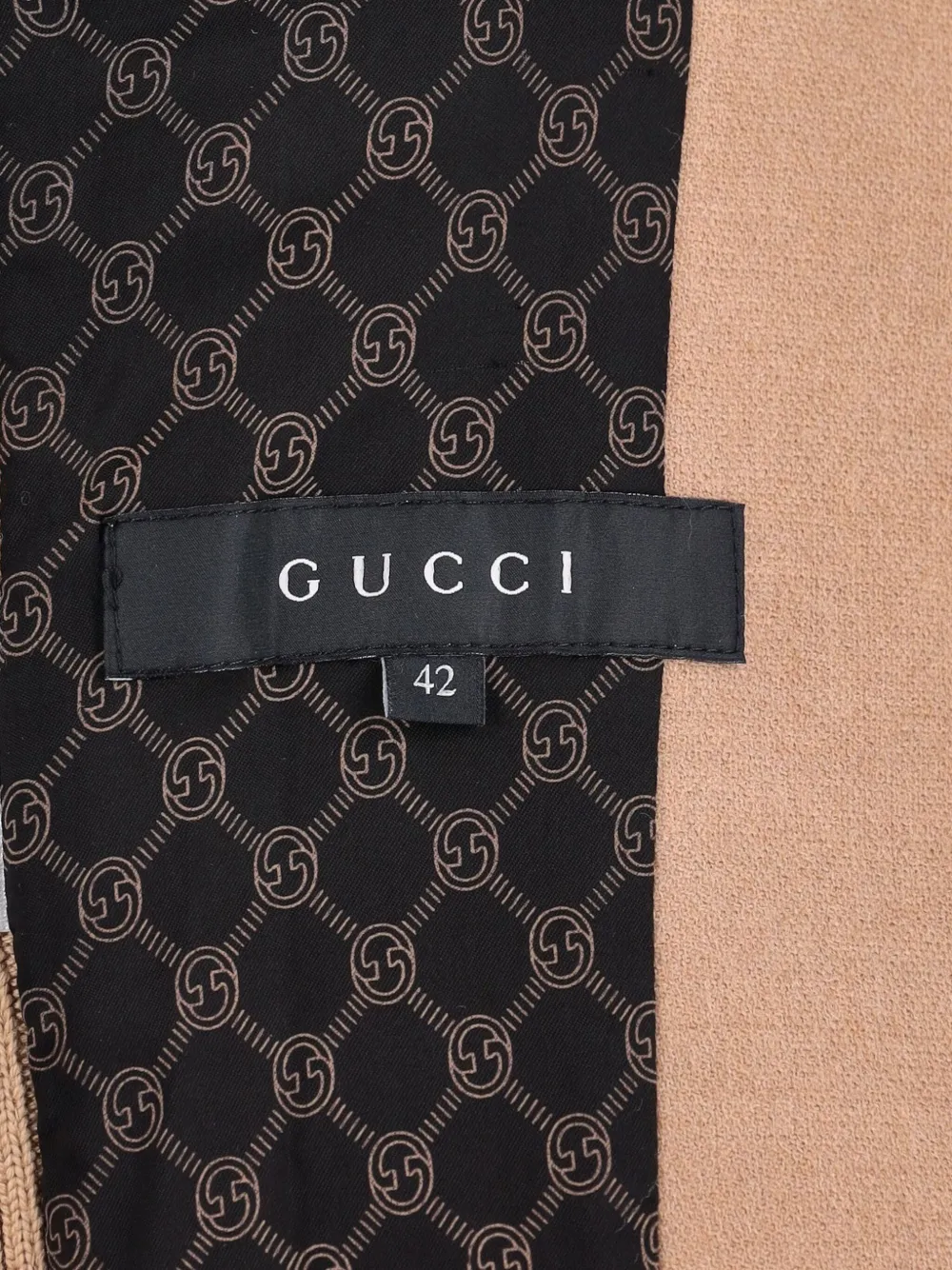 Pre-owned Gucci Ribbed Wool Blazer