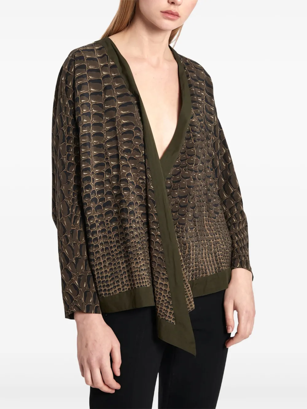 1980 silk tunic