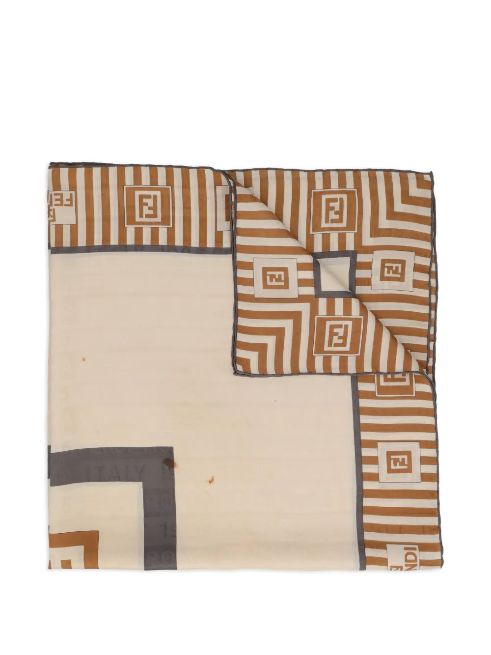 Fendi Pre-Owned monogram-print foulard | Image 2