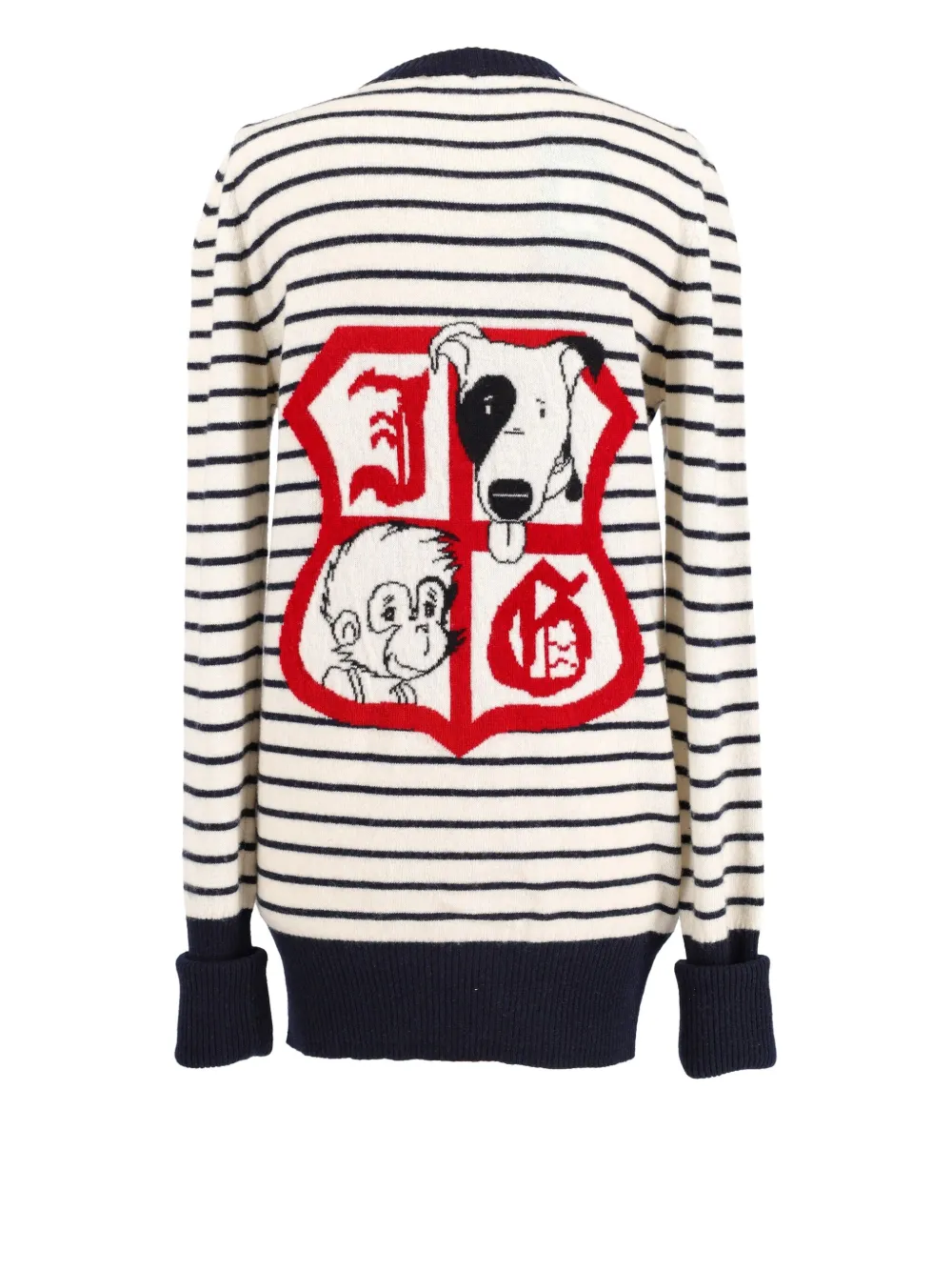 Pre-owned John Galliano Striped Cardigan