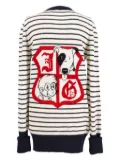 John Galliano Pre-Owned striped cardigan - Blue