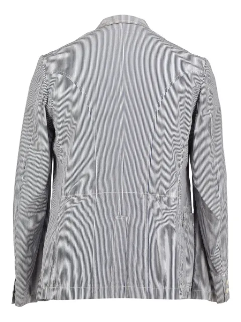 Junya Watanabe Comme des Garçons Pre-Owned striped cotton blazer