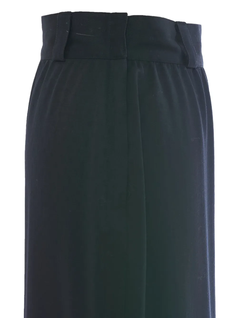 Pre-owned Versace Wool Pleated Skirt