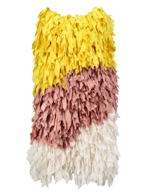 Gianluca Capannolo fringed mini dress