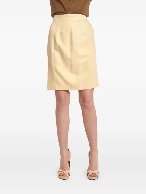 Genny Vintage 1990s silk skirt 