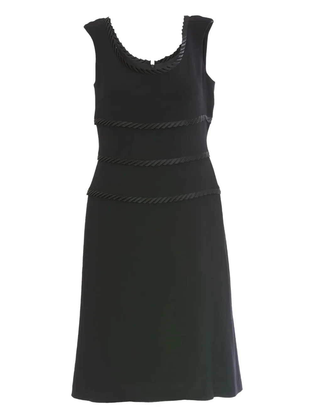 wool ruffled dress