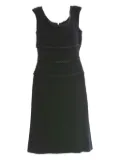 Escada wool ruffled dress - Black