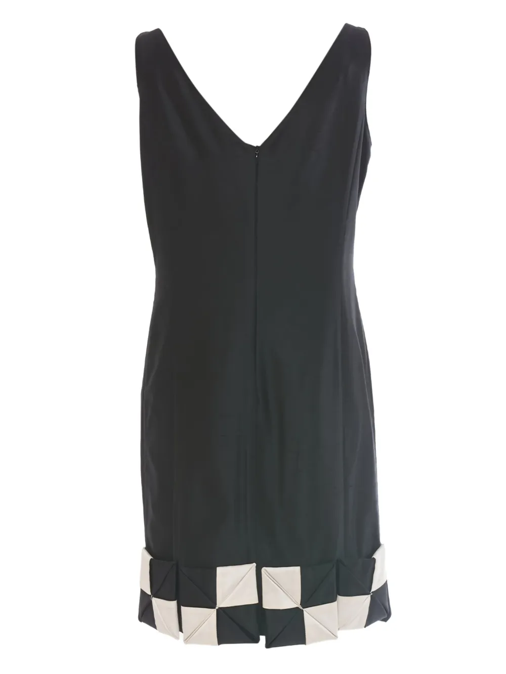 Fontana Vintage cotton mini dress - Zwart