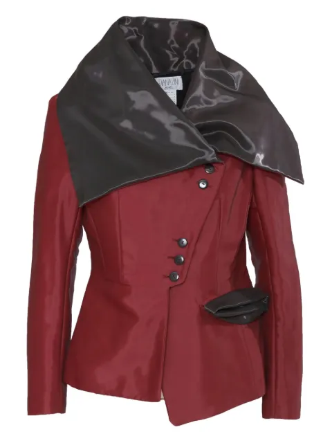 Vintage pre-owned spread-collar jacket