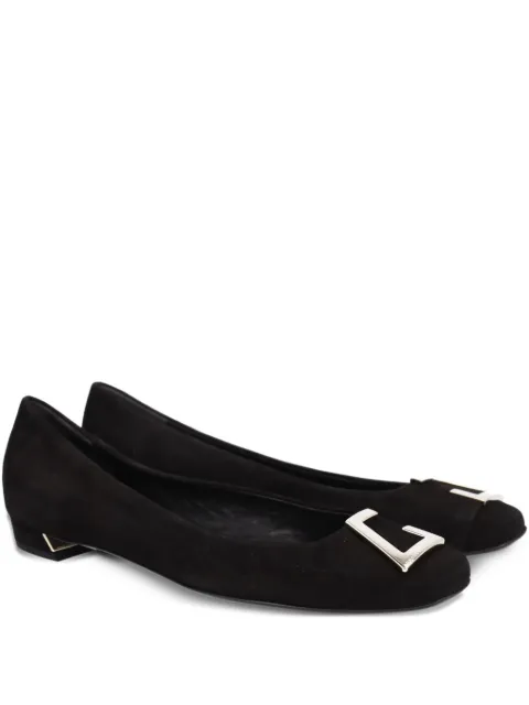 Gucci Pre-Owned suede ballet flats