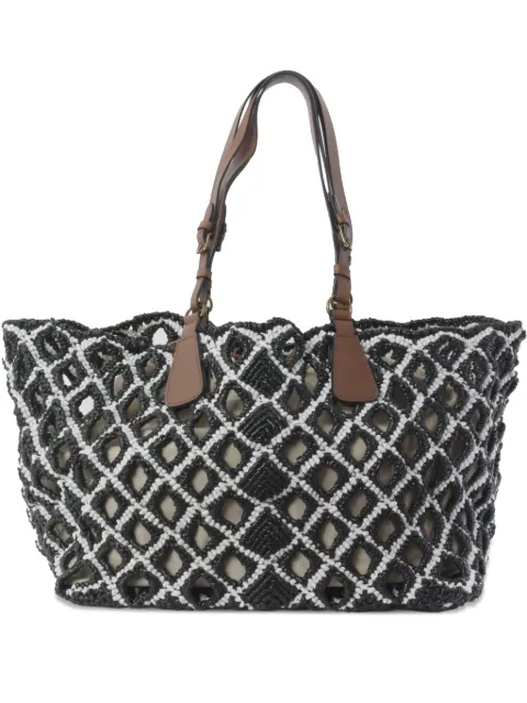 Marni Pre-Owned Maxi Woven tote bag