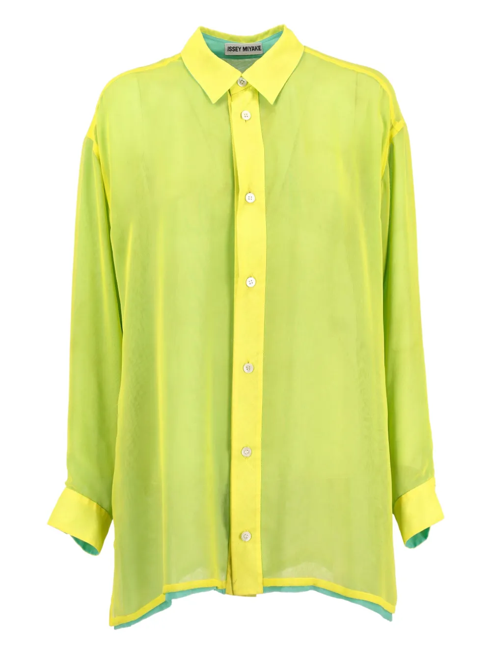 Issey Miyake Pre-Owned Fluo shirt | Yellow | Image 1