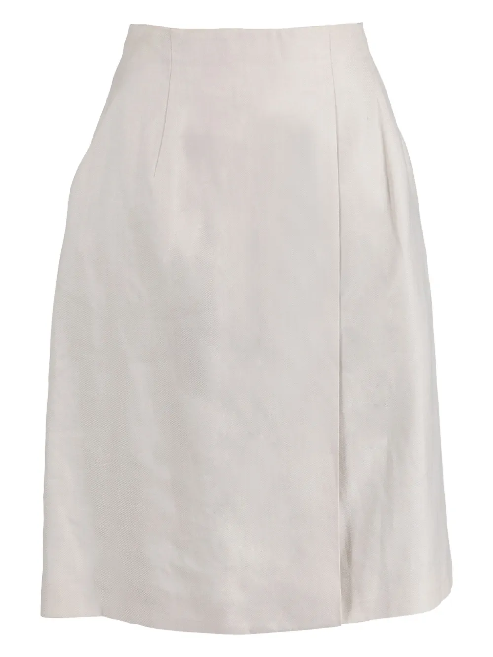 Agnona Vintage pre-owned cotton midi skirt - ホワイト Agnona Vintage pre-owned cotton midi skirt - ホワイト