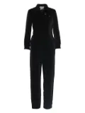 Courrèges Pre-Owned velvet jumpsuit - Black