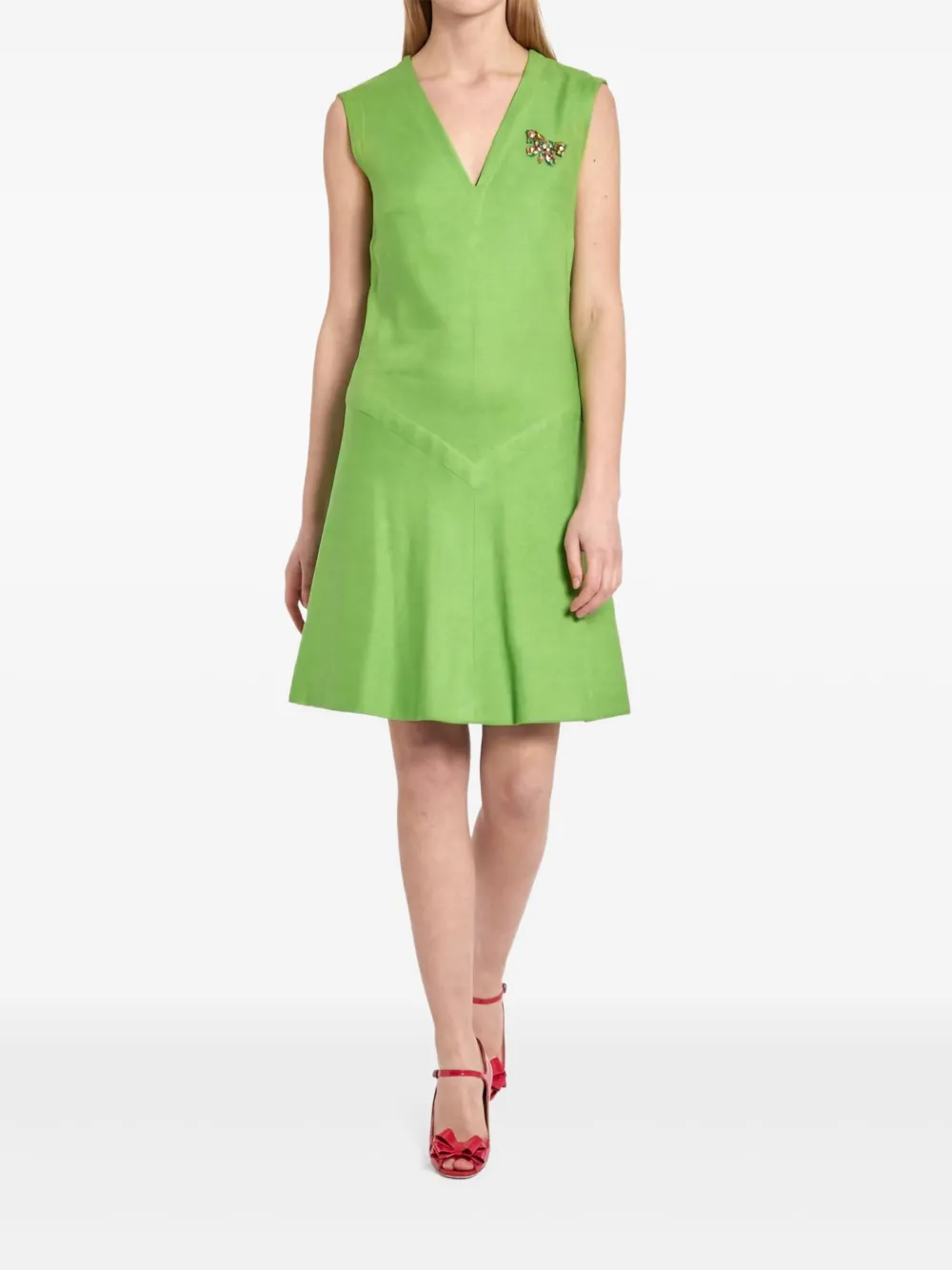 Pre-owned Laurent Gandini 1960s Knitted Mini Dress