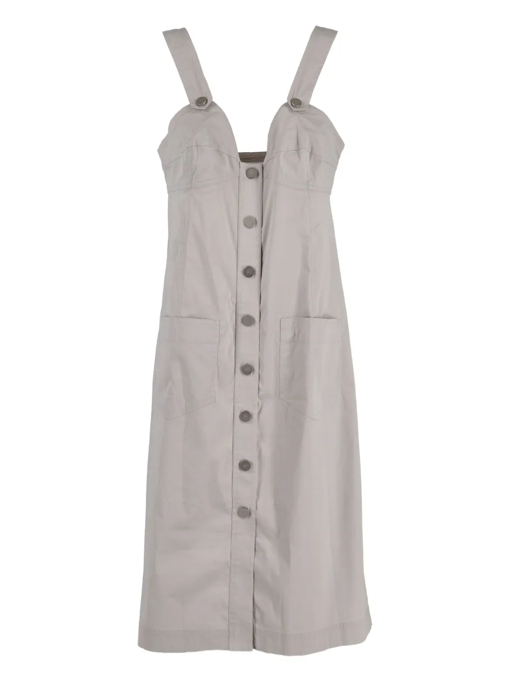 CHANEL Pre-Owned robe en coton mélangé (années 2000) | gris | Image 1