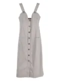 CHANEL Pre-Owned 2000s cotton-blend dress - Grey