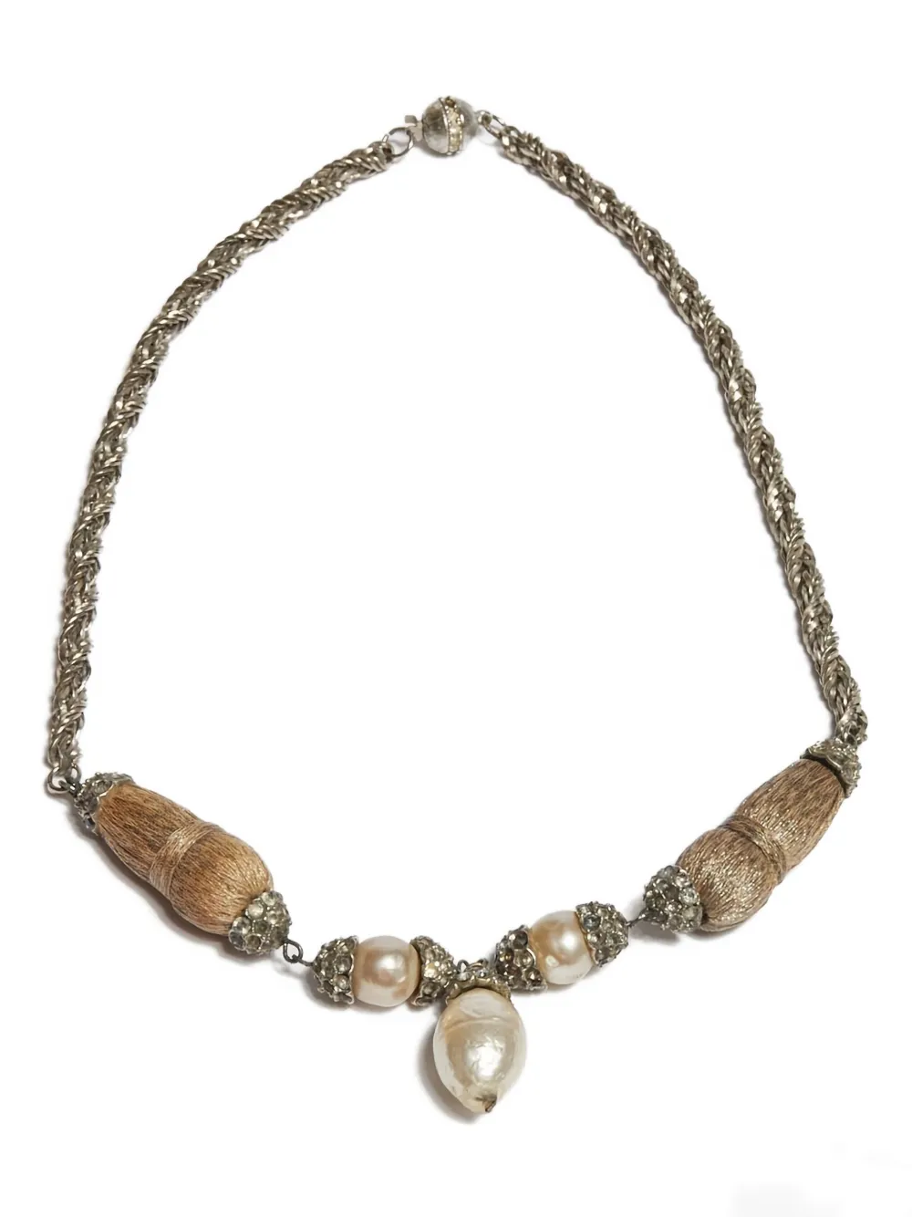 Bogart byzantine mesh choker necklace | plateado | Image 1