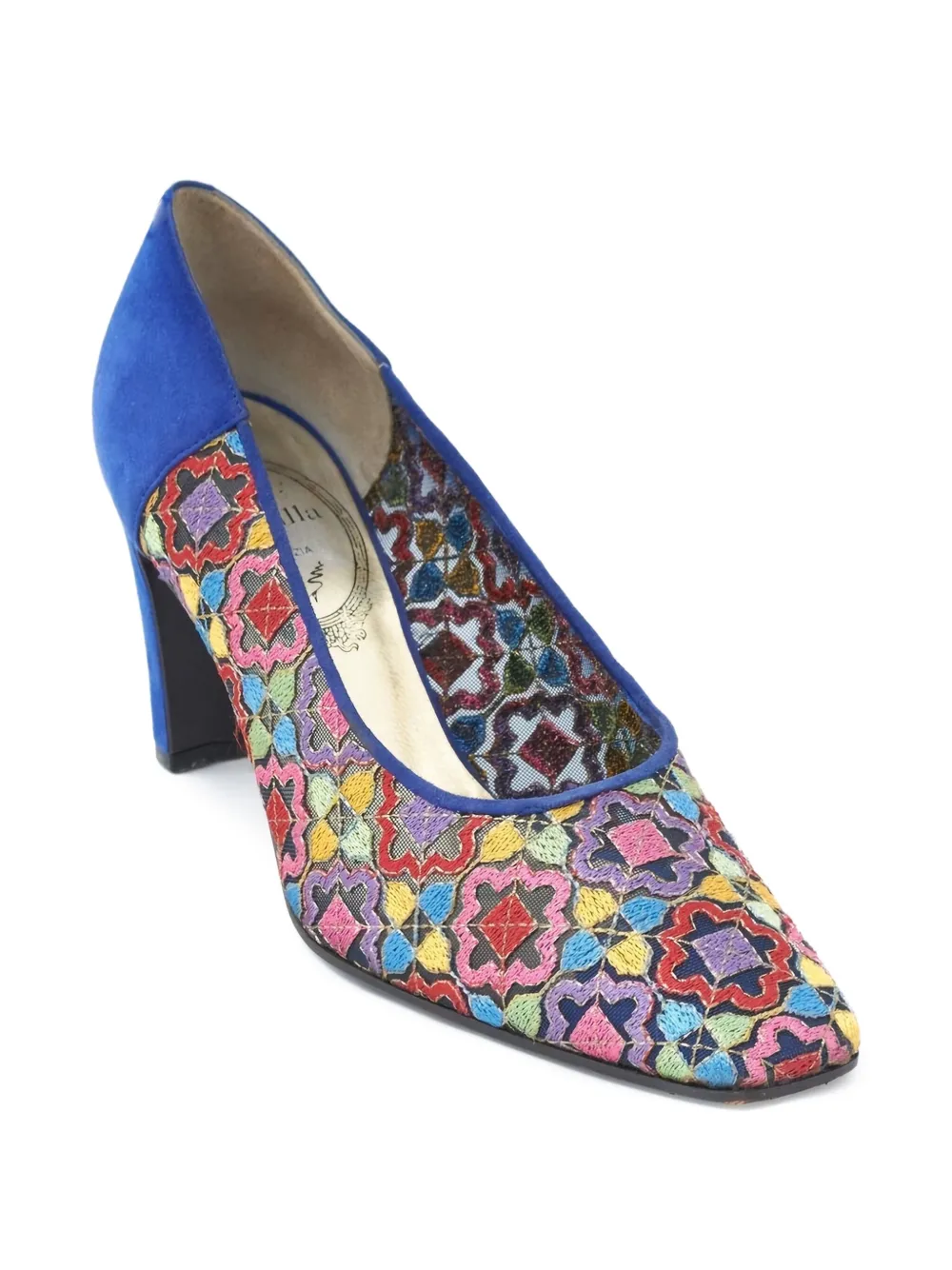 René Caovilla 1980s suède pumps - Blauw