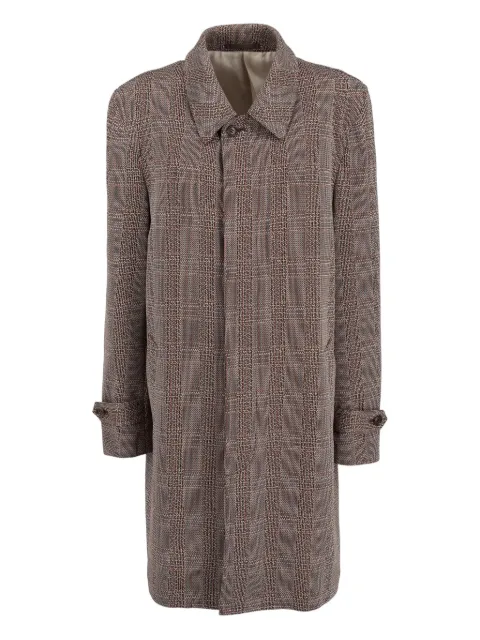 Comme Des Garçons Pre-Owned checked coat 