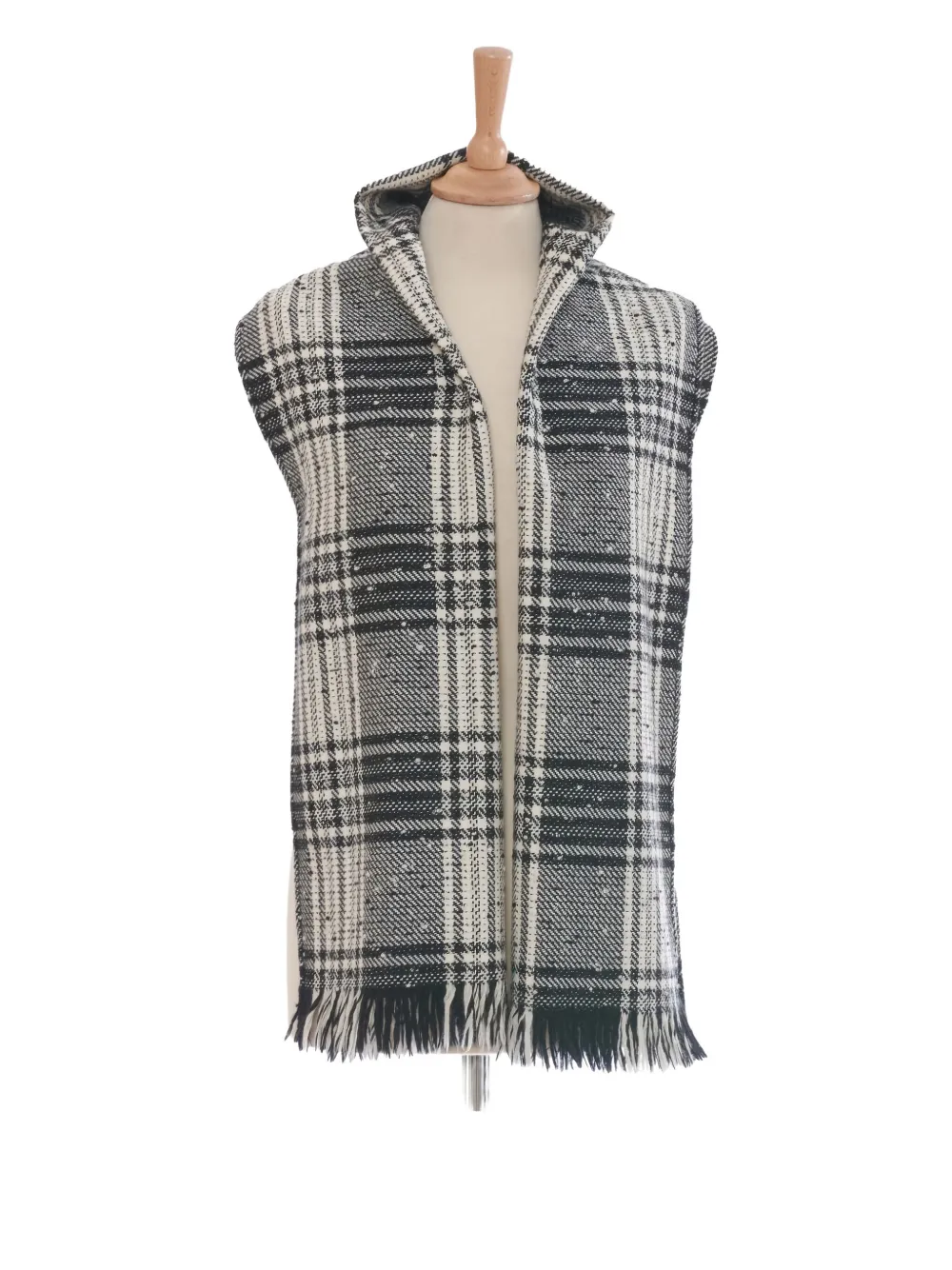 checked scarf