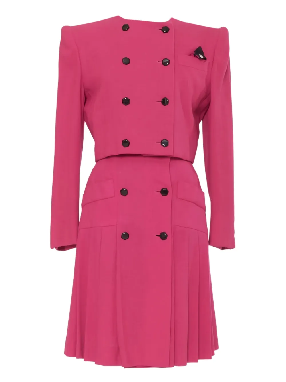 Sabbadini pre-owned wool skirt suit | Pink | Image 1