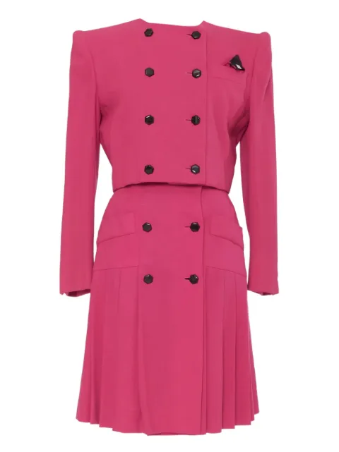 Sabbadini pre-owned wool skirt suit 