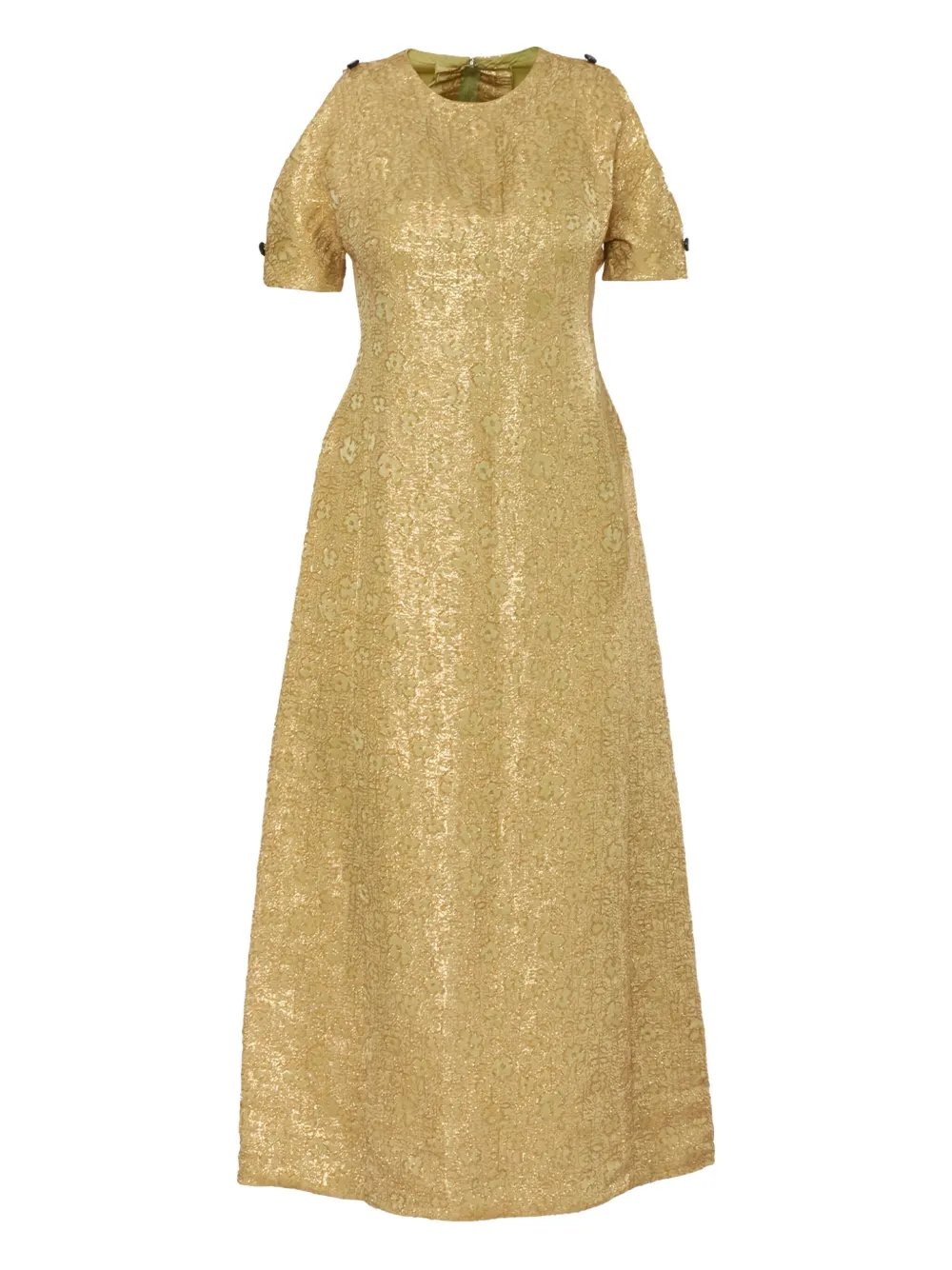 1960s pre-owned brocade maxi dress