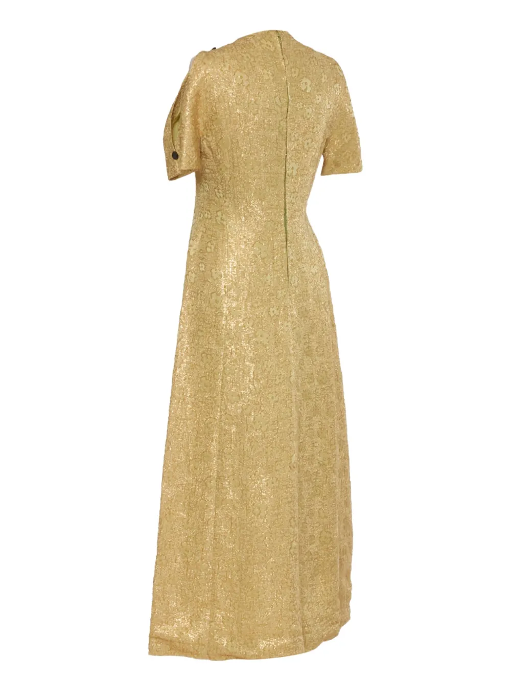 Pre-owned Vintage 1960s Brocade Maxi Dress