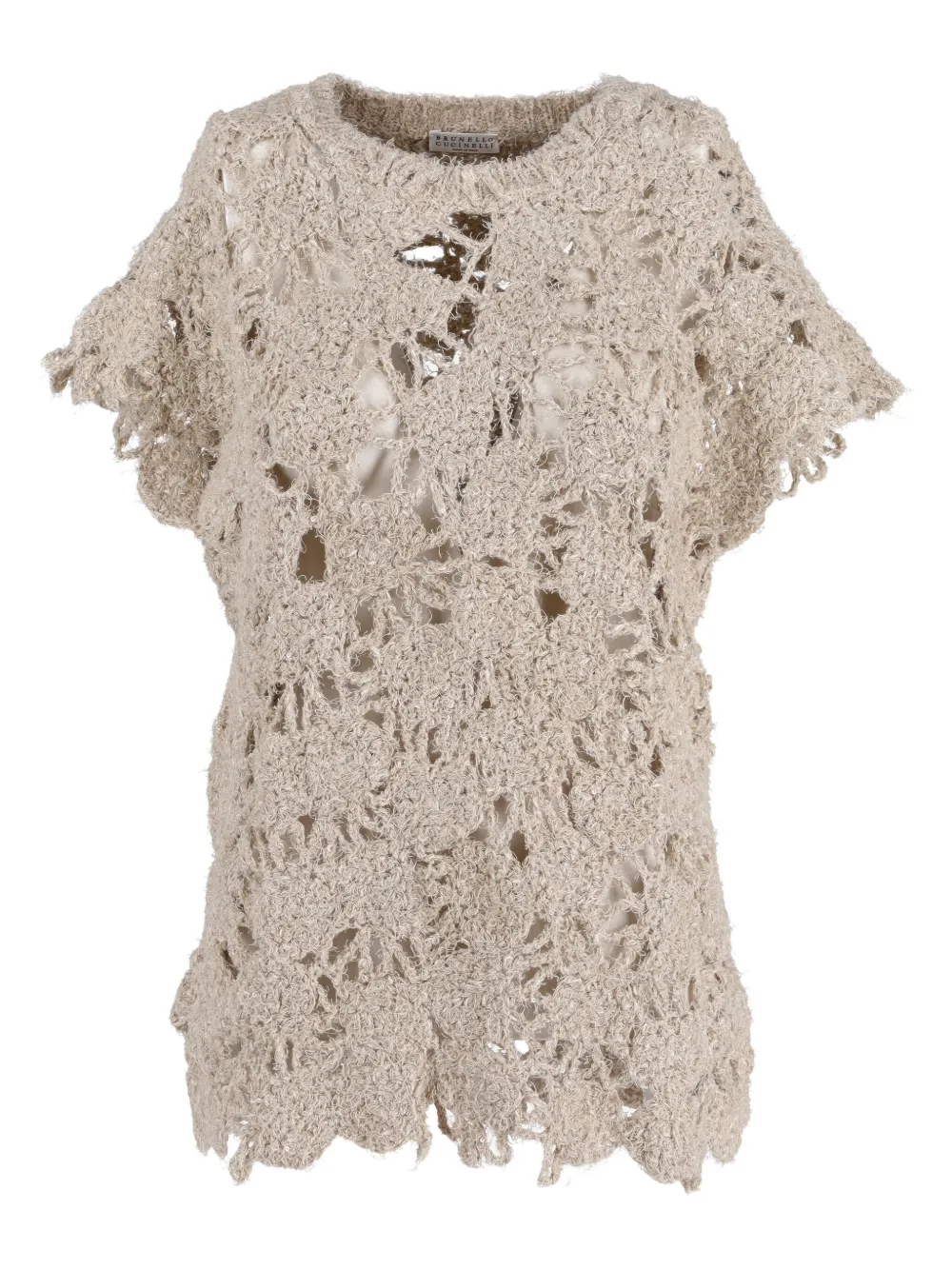 Brunello Cucinelli Vintage playera tejida de archivo | neutro | Image 1