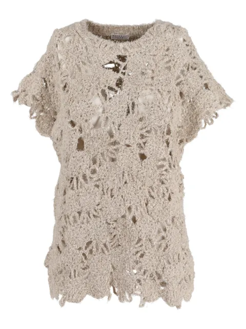 Brunello Cucinelli Vintage Pre-Owned knitted T-shirt