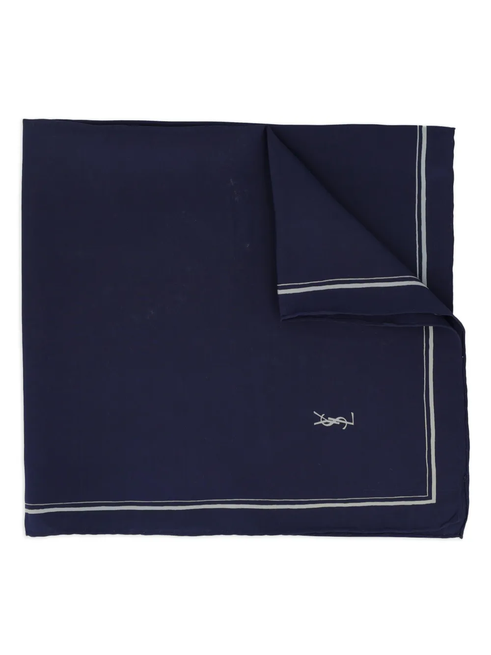 Saint Laurent Pre-Owned mascada de seda | Image 2