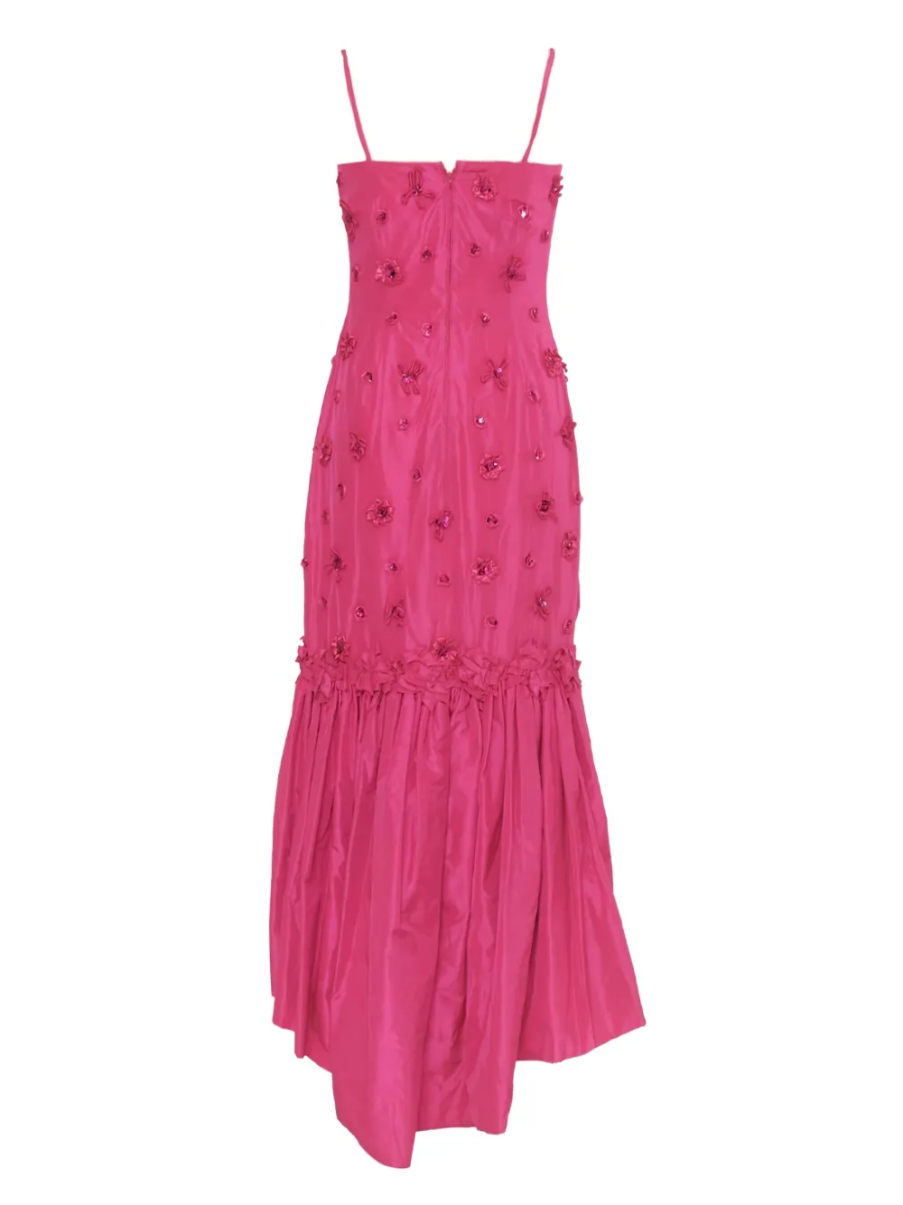 Vintage pre-owned sequin-embellished dress - Roze