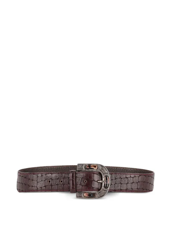 Nanni Leather Belt Brown FARFETCH JO