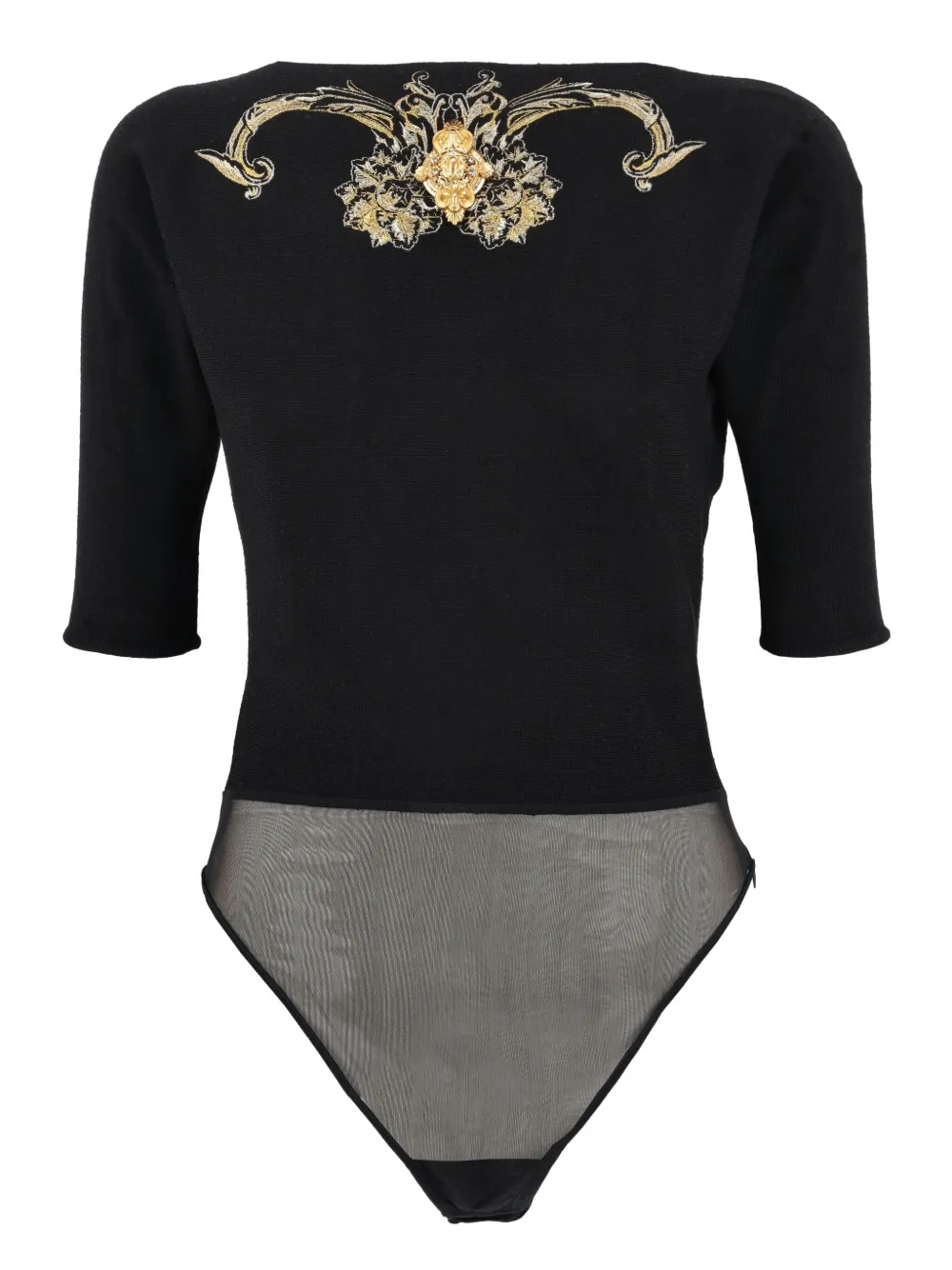 Gianfranco Ferré Pre-Owned wool bodysuit | Black | Image 1